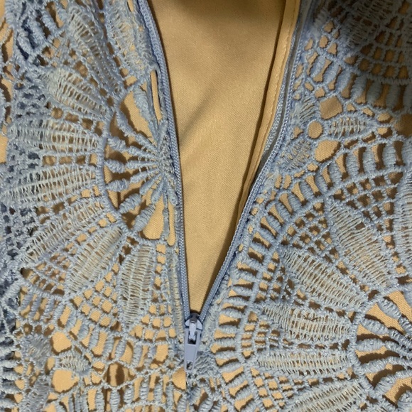 Small periwinkle and tan lace dress from Francescas - Picture 6 of 12